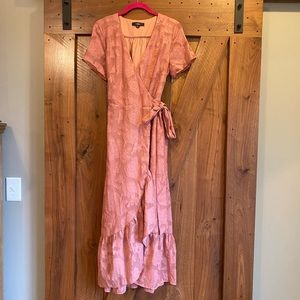 Lulus Midi Wrap Dress